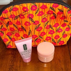 Clinique Floral Set with Pink Cleanser and Cream